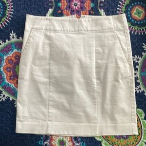 Ann Taylor white Madison skirt